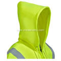 Men's High Visibility Hooded Sweatshirt Jacket